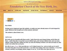 Tablet Screenshot of divinelove.org